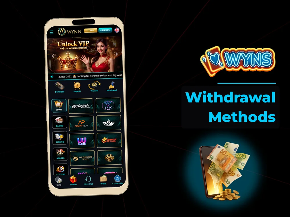 wyns - Withdrawal Methods