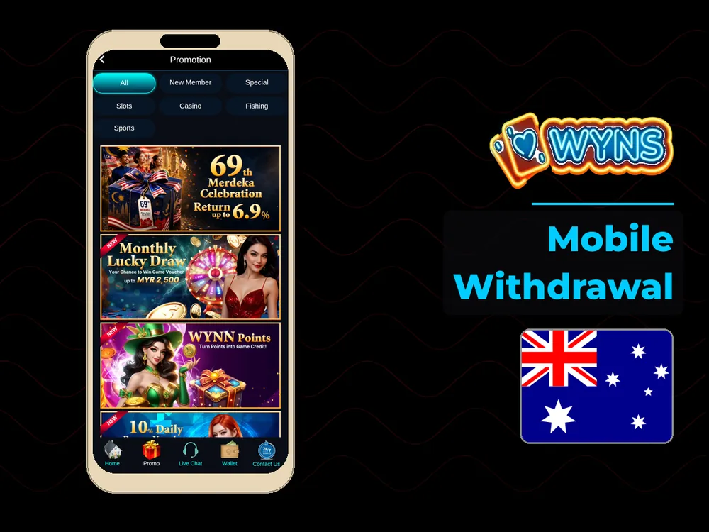 wyns - Mobile Withdrawal