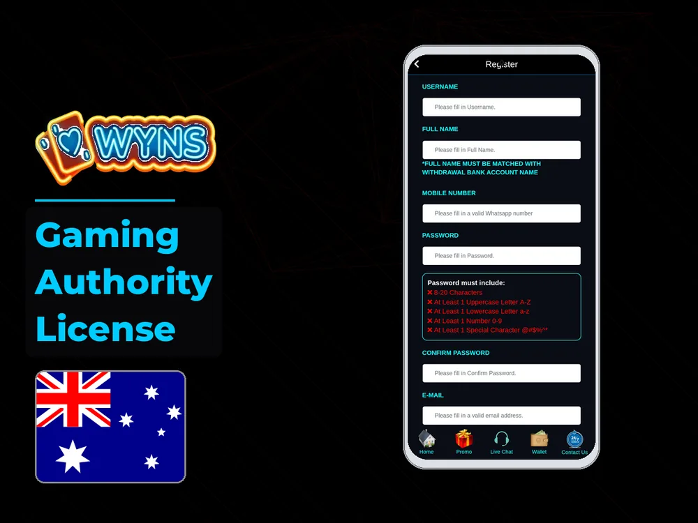 wyns - Gaming Authority License