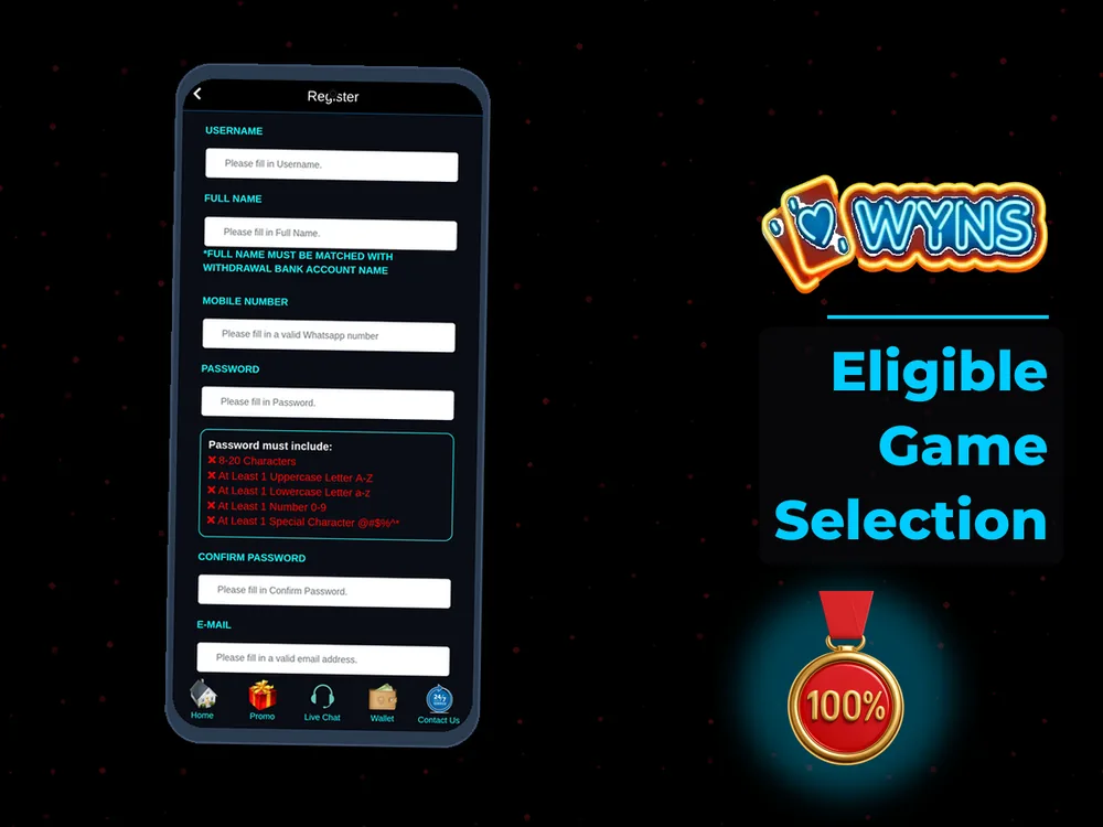 wyns - Eligible Game Selection