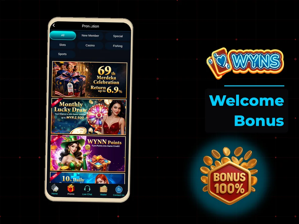 wyns - Welcome Bonus