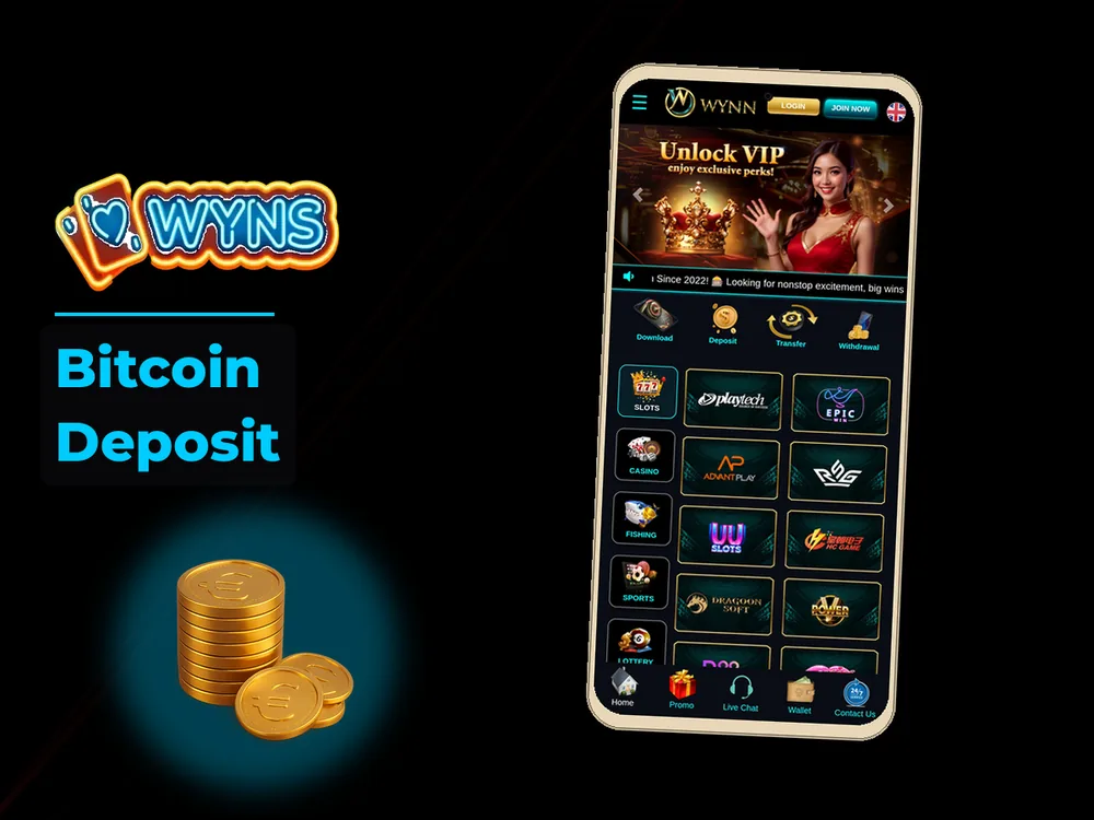 wyns - Bitcoin Deposit
