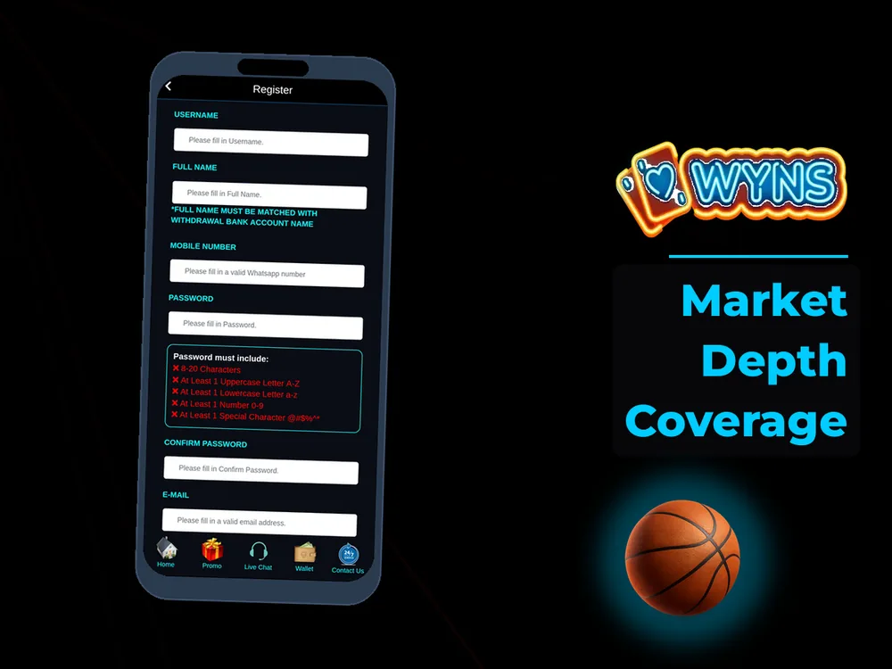 wyns - Market Depth Coverage