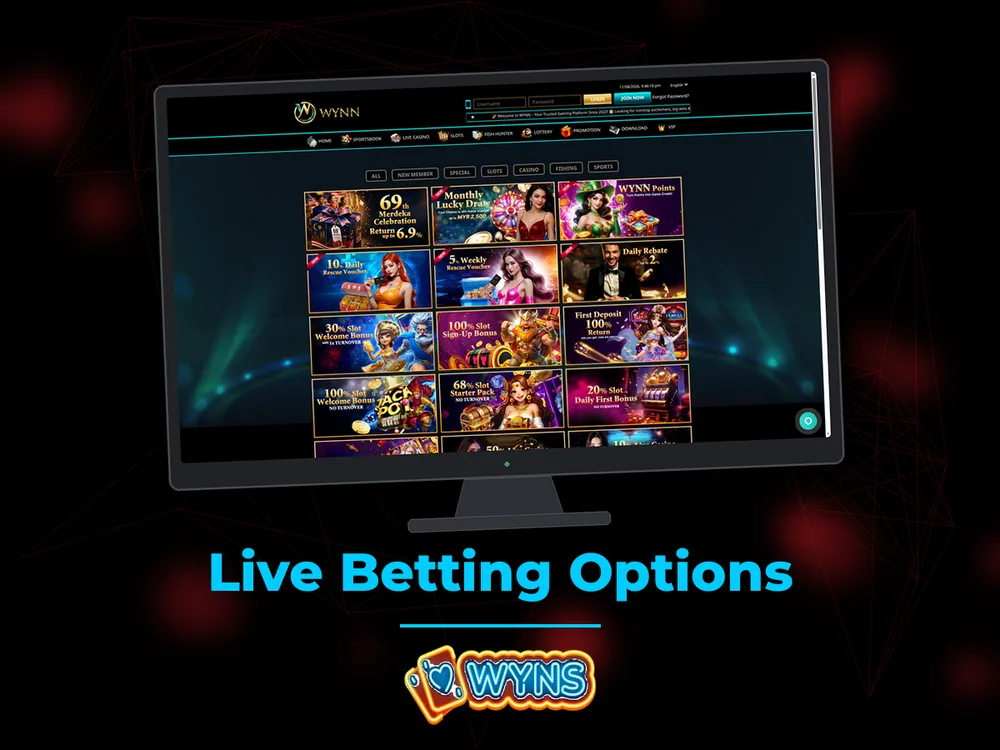 wyns - Live Betting Options