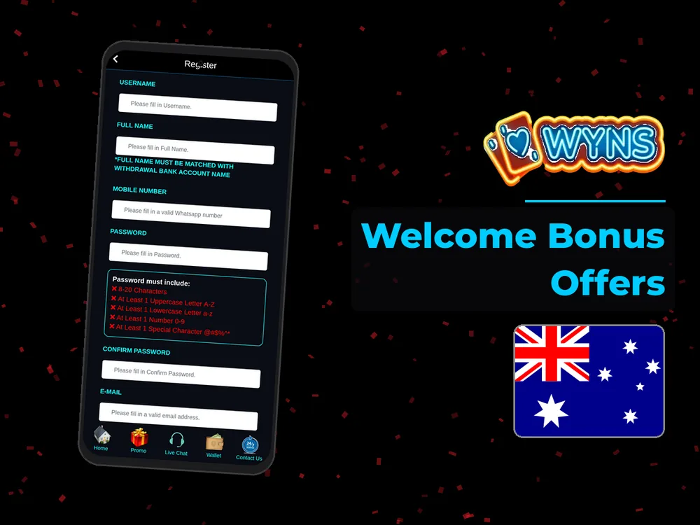 wyns - Welcome Bonus Offers