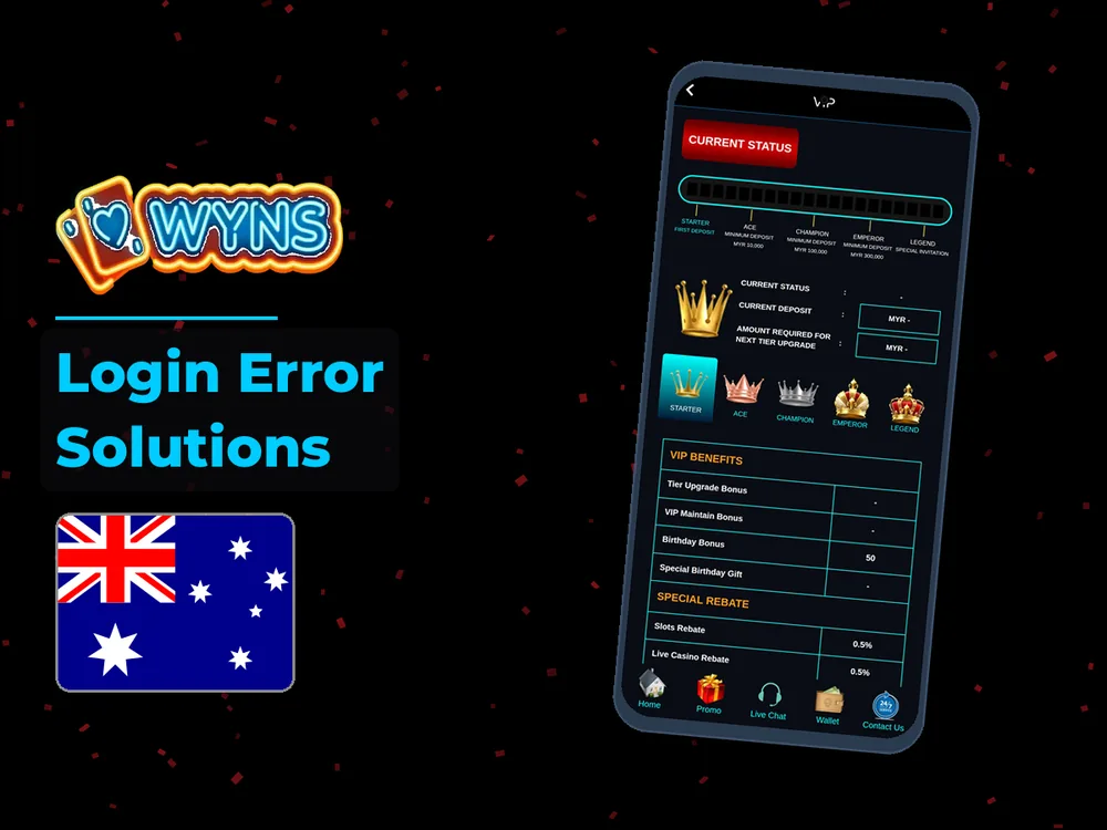 wyns - Login Error Solutions