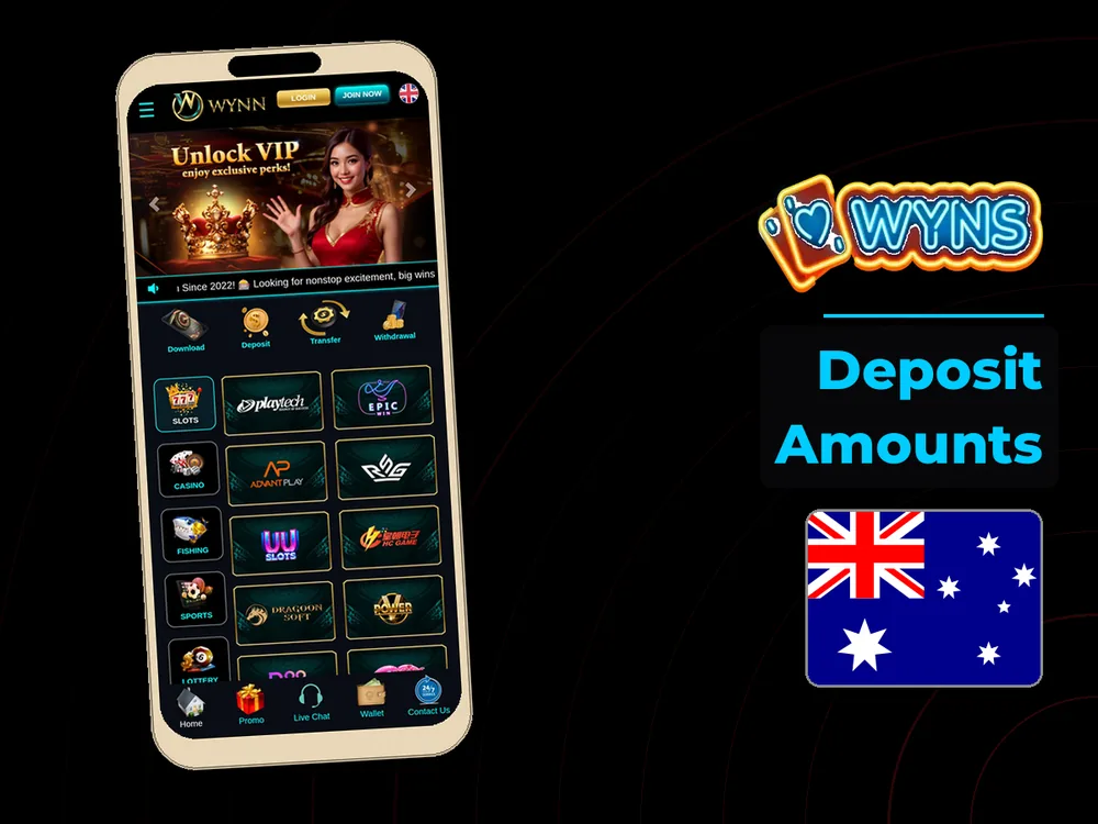 wyns - Deposit Amounts