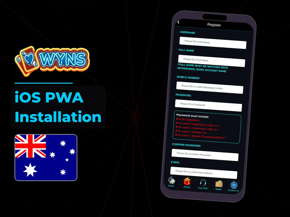 wyns - iOS PWA Installation